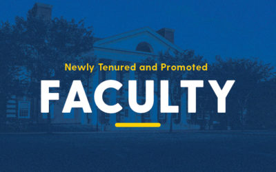 Newly Tenured and Promoted Faculty