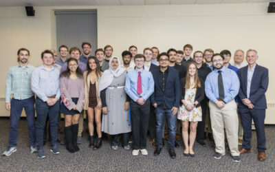 Eta Kappa Nu Honor Society Induction