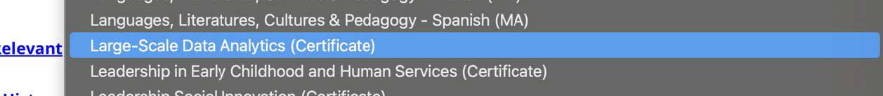 ECE graduate certificates